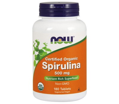 Spirulina 500 mg Organic (180 tabs)