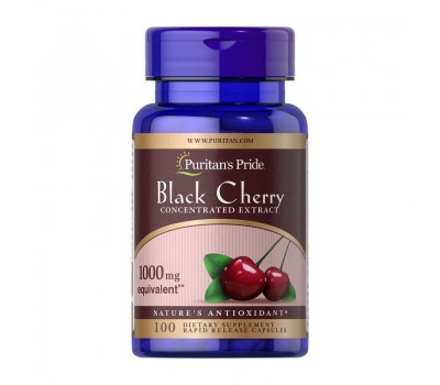 Black Cherry Concentrated Extract 1000 mg (100 caps)