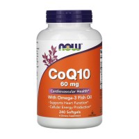 CoQ10 60 mg with Omega-3 (240 softgels)