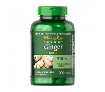 Ginger Root 550 mg (200 caps)