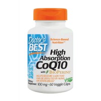 High Absorption CoQ10 with BioPerine 100 mg (60 veg caps)
