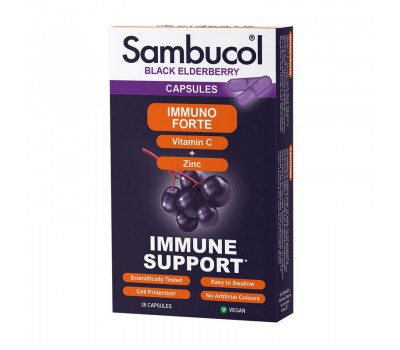 Immuno Forte + Vitamin C + Zinc (30 caps)