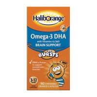 Omega-3 DHA + Vitamins A,C & D Brain Support (90 chew tabs)