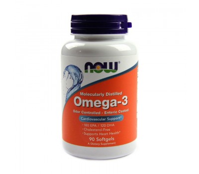 Omega-3 Odor Controlled - Enteric Coated (90 softgels)