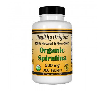 Organic Spirulina 500 mg (360 tabs)