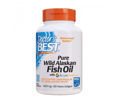 Pure Wild Alaskan Fish Oil with AlaskOmega 1000 mg (180 softgels