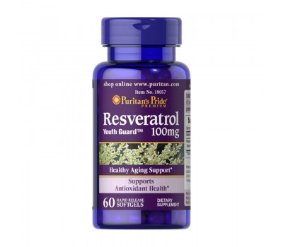 Resveratrol 100 mg (60 softgels)