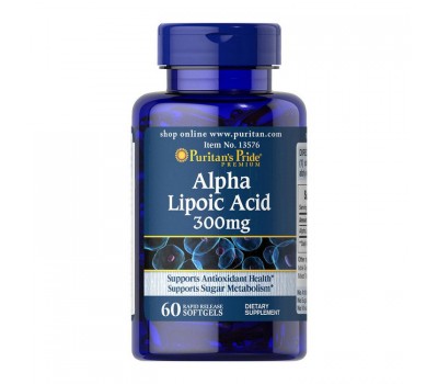 Alpha Lipoic Acid 300 mg (60 softgels)