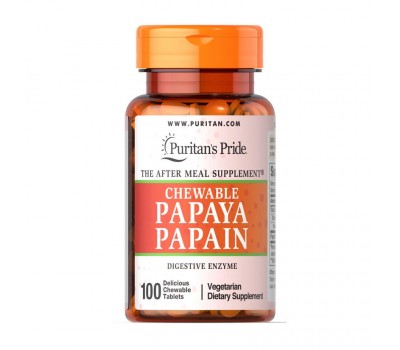 Chewable Papaya Papain (100 chew tabs)