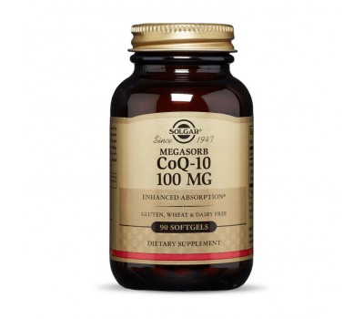 CoQ-10 100 mg Megasorb (90 softgels)