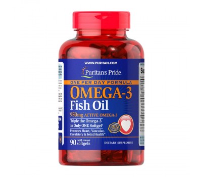 Omega-3 Fish Oil 950 mg One Per Day (90 softgels)