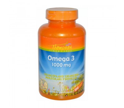 Omega 3 1000 mg (100 softgels)