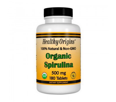 Organic Spirulina 500 mg (180 tabs)