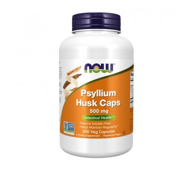 Psyllium Husk Caps 500 mg (200 veg caps)