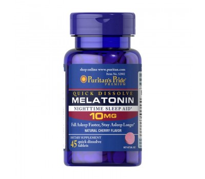 Quick Dissolve Melatonin 10 mg (45 tabs)