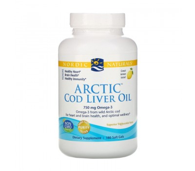 Arctic Cod Liver Oil 750 mg (180 softgels)
