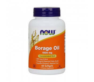 Borage Oil 1000 mg (60 softgels)