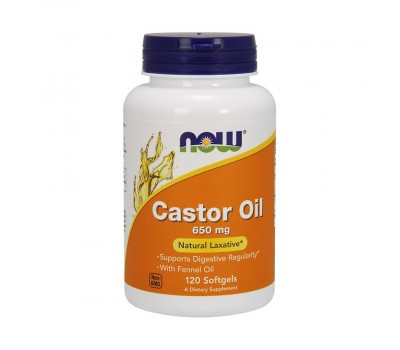 Castor Oil 650 mg (120 softgels)