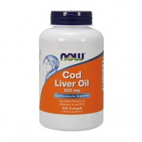 Cod Liver Oil 650 mg (250 softgels)