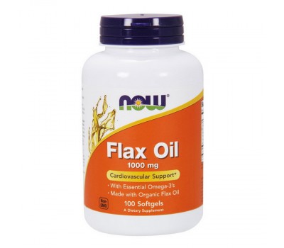 Flax Oil 1000 mg (100 softgels)