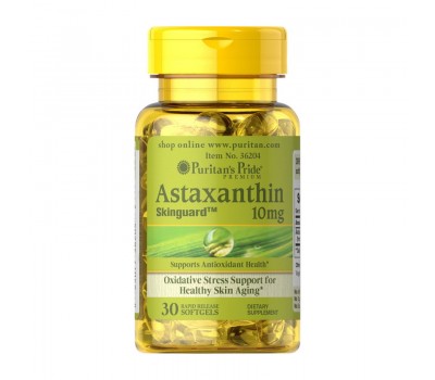 Natural Astaxanthin 10 mg (30 softgels)