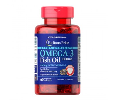 Omega-3 Fish Oil 1500 mg (60 softgels)