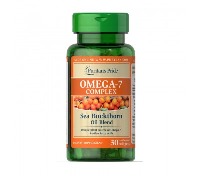 Omega-7 Complex Sea Buckthorn Oil Blend (30 softgels)