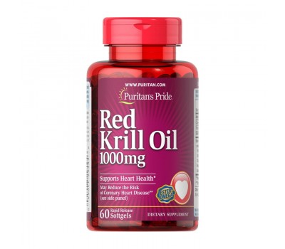 Red Krill Oil 1000 mg (60 softgels)