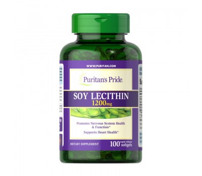 Soy Lecithin 1200 mg (100 softgels)