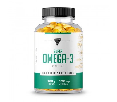 Super Omega-3 with Vitamin E (120 caps)