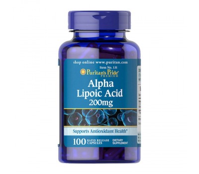 Alpha Lipoic Acid 200 mg (100 caps)