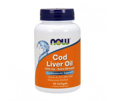 Cod Liver Oil 1000 mg (90 softgels)