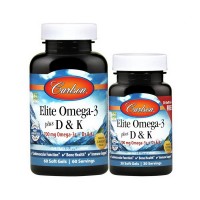Elite Omega-3 700 mg plus D3 & K2 (60 + 30 softgels)