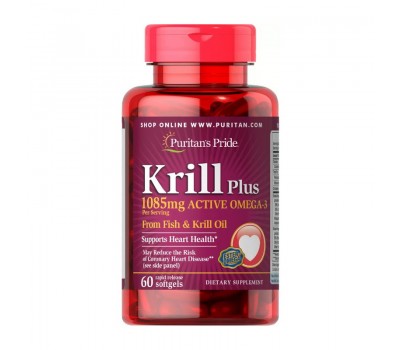 Krill Plus 1085 mg Active Omega-3 (60 softgels)