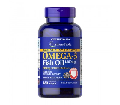 Omega-3 Fish Oil 1200 mg Double Strength (180 softgels)