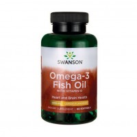 Omega-3 Fish Oil with Vitamin D (60 softgels)