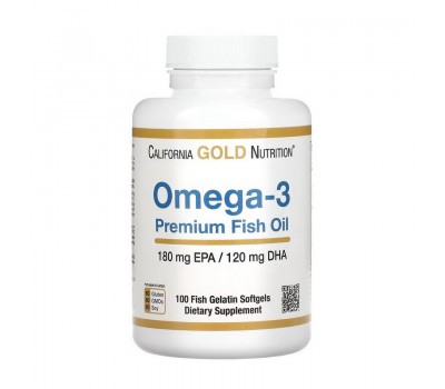 Omega-3 Premium Fish Oil (100 fish softgels)