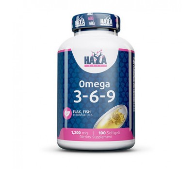 Omega 3-6-9 Flax, Fish & Borage Oils 1200 mg (100 softgels)