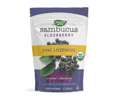 Sambucus Zinc Lozenges (24 lozenges)