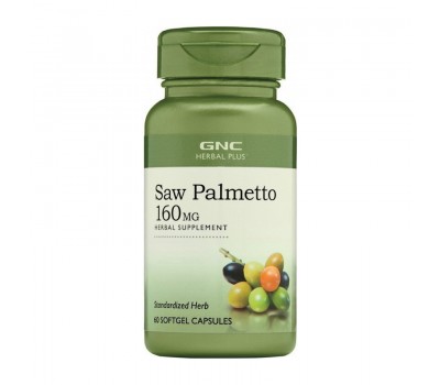 Saw Palmetto 160 mg (60 softgel caps)